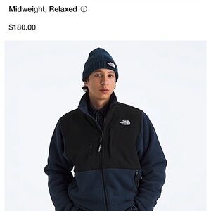 The North Face Men's Black and Navy Performance Jacket